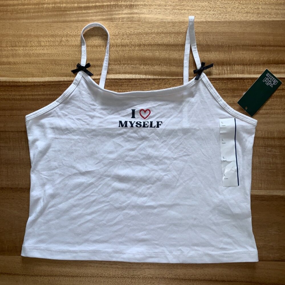 Wild Fable Junior Teens Set Of 2 Spaghetti Strap Summer Camisole Crop Tops Large - Picture 6 of 11